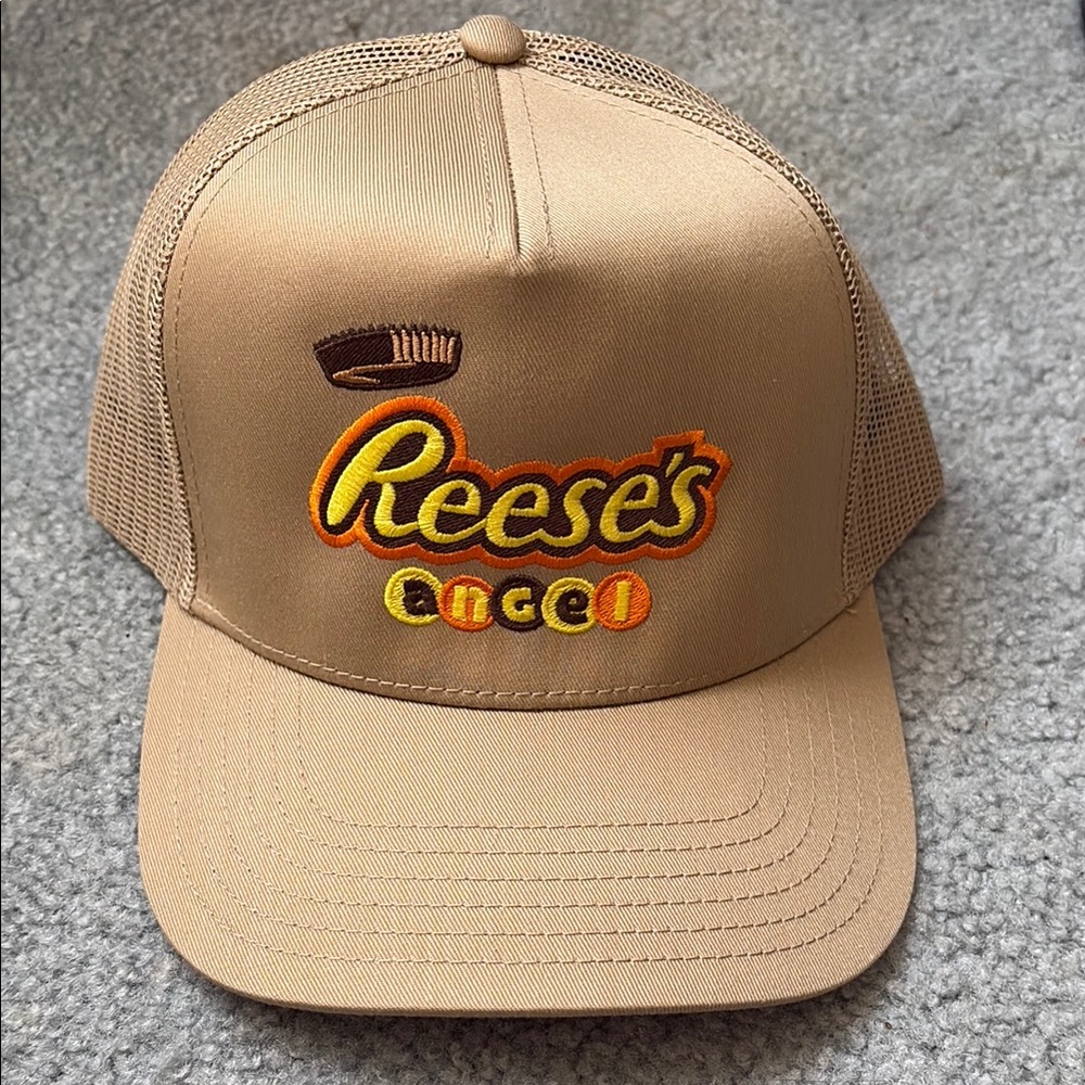 Reese's Tan Mesh Trucker Hat
